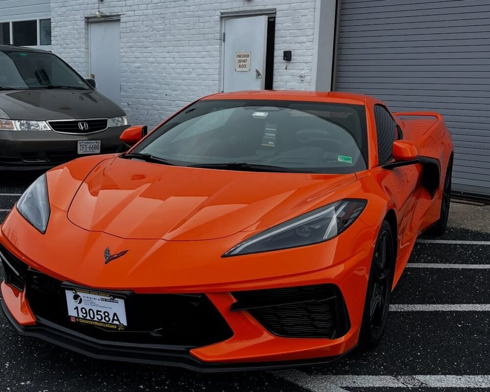 2024 Corvette C8 get a 35% XR Black window tint and a windshield protection film.@xpel #xpel #xp