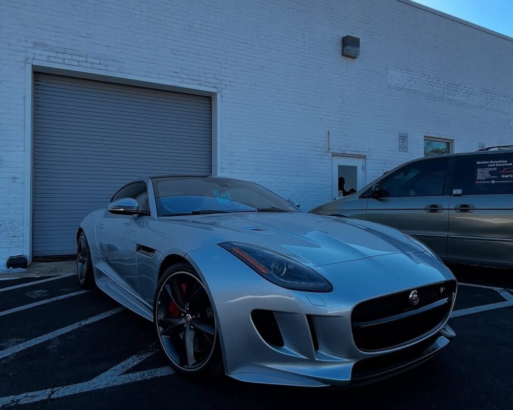 Jaguar F type get a Full Front PPF with @xpel Ultimate plus. ...#ppf #jaguarftype #jaguarfan #x
