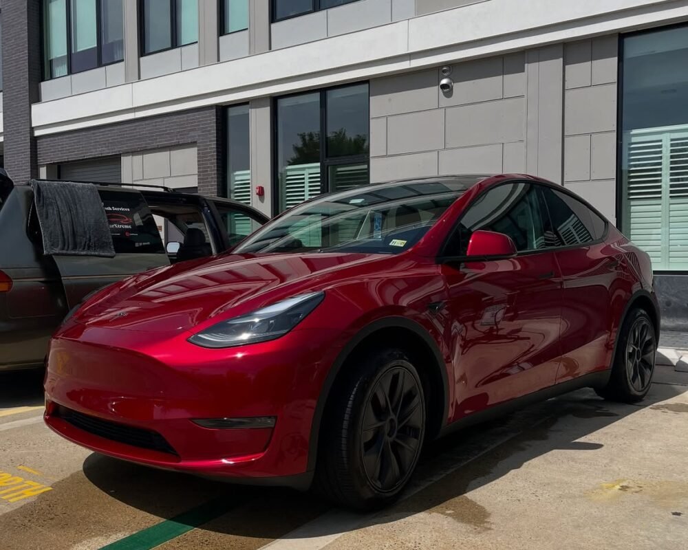 Leaving this Tesla brand new again....#tesla #teslamodely #teslafan #newtesla #details #detailin (1)